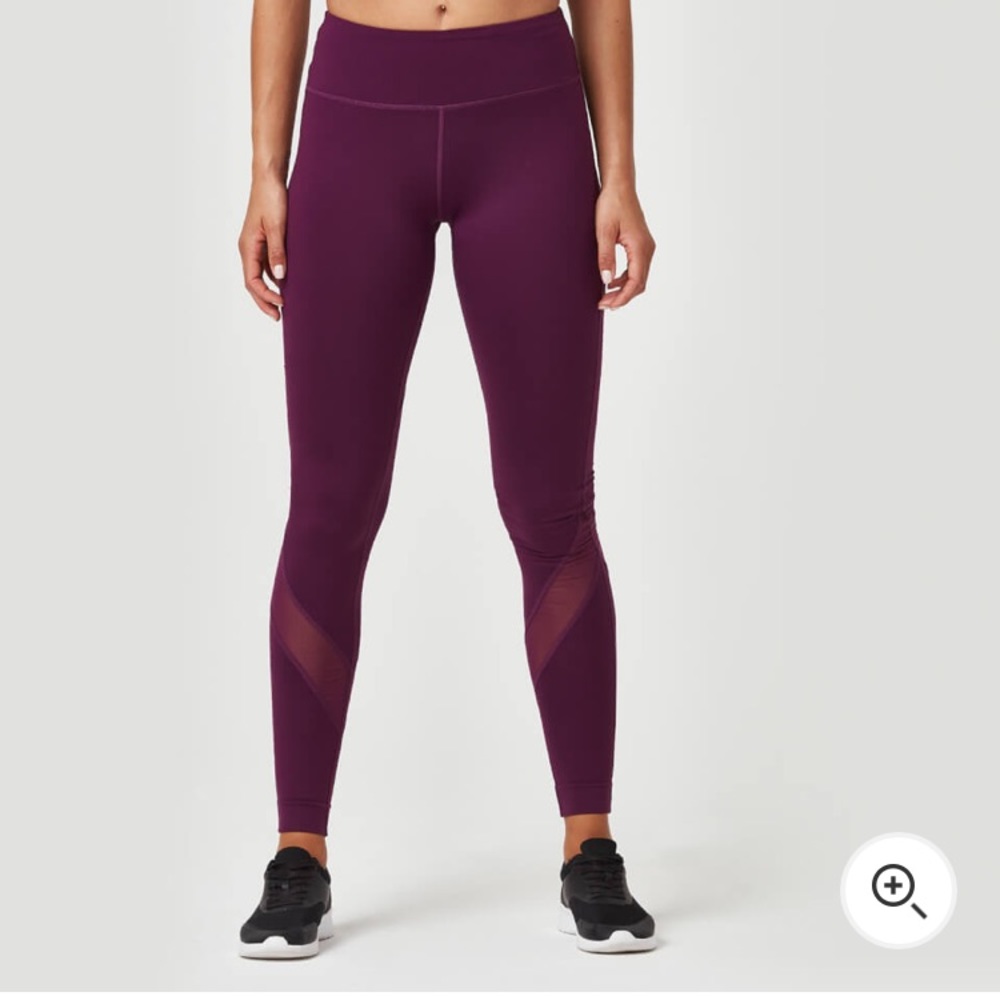 MyProtien heartbeat mesh leggings